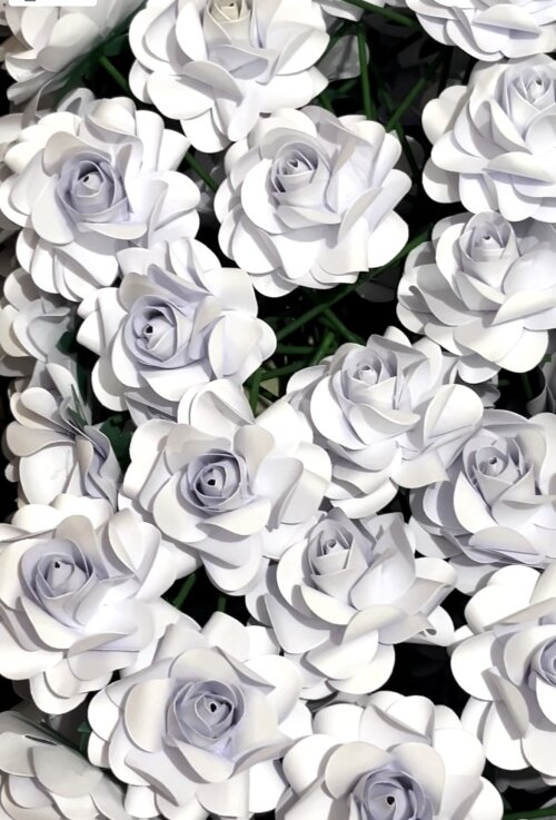 Flor em papel