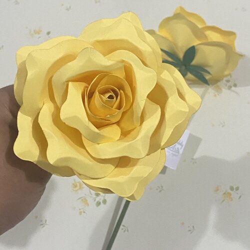 Rosa de papel