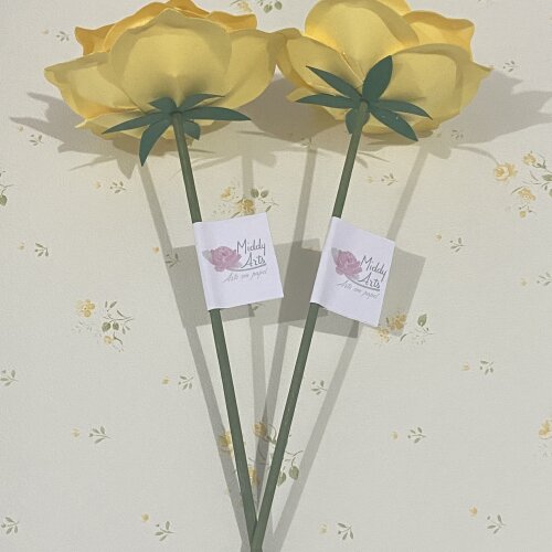 Rosa de papel