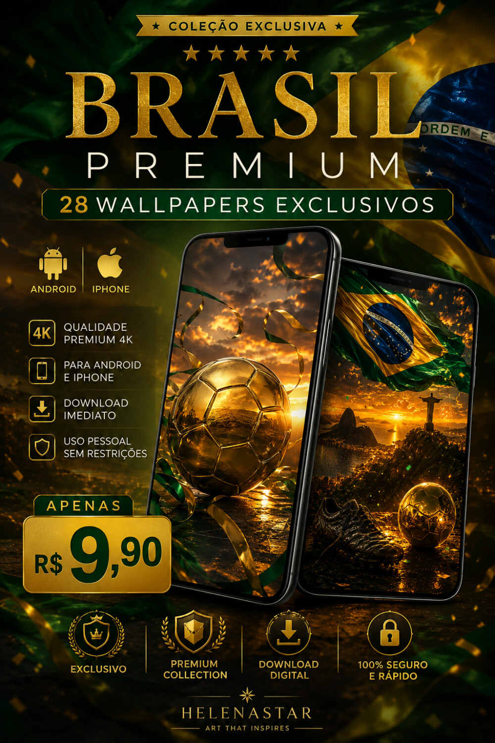 28 Wallpapers Premium do Brasil para Celular | Android e iPhone |
