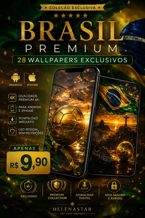 28 Wallpapers Premium do Brasil para Celular | Android e iPhone | Download Digital