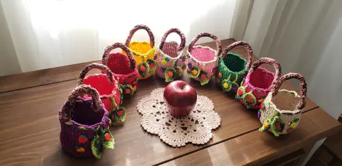 Capa de Crochê para Frutas