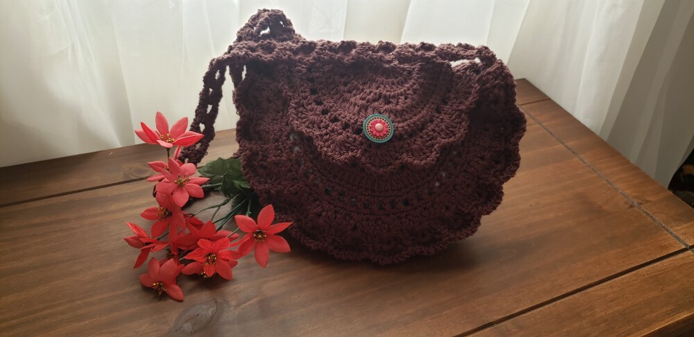 Bolsa de Crochê em estilo Boho Chic