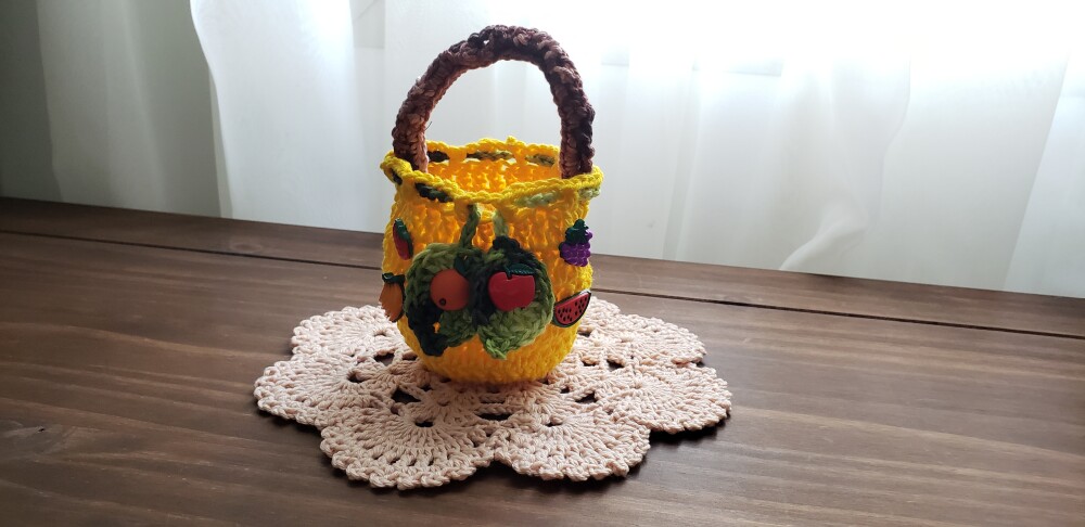 Capa de Crochê para Frutas