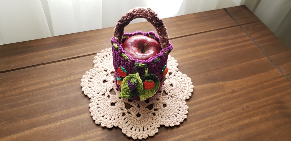 Capa de Crochê para Frutas