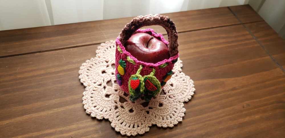 Capa de Crochê para Frutas