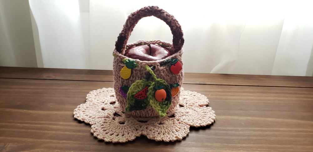 Capa de Crochê para Frutas
