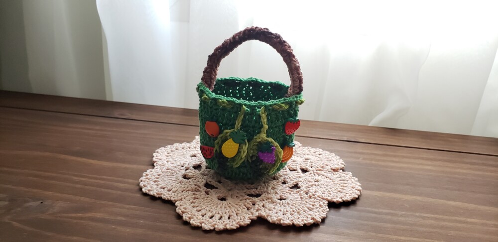 Capa de Crochê para Frutas