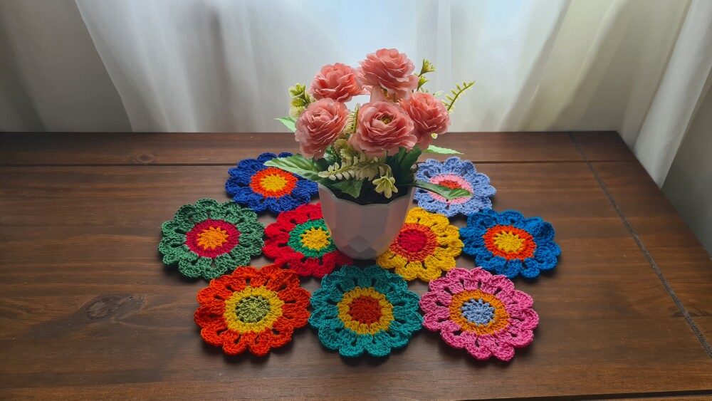 Trilho de Mesa Flores Japonesa (40 cm x 30 cm)