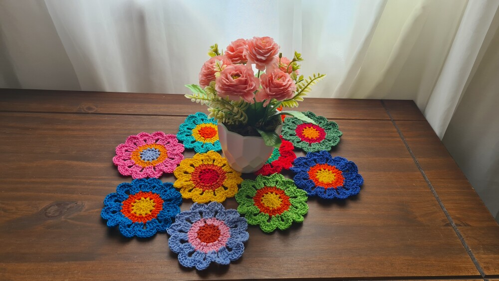 Trilho de Mesa Flores Japonesa (40 cm x 30 cm)