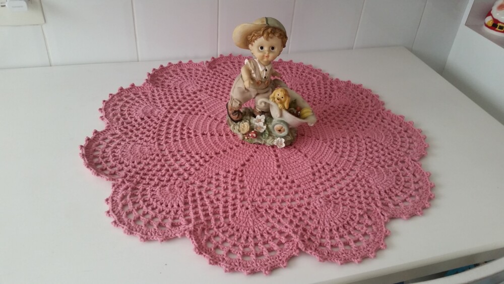 Centro de Mesa Estrela Rosa Quartzo ( 60 cm )