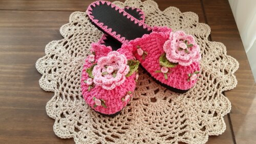 Chinelo de Quarto Flor Ipê Rosa (Numerações 38 e 39)