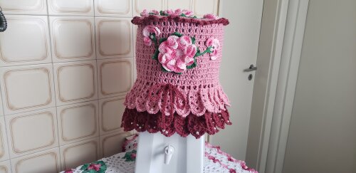 Capa para Galão de Água Mineral 10 l Rosa Quartzo