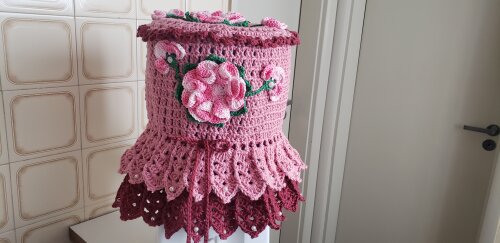 Capa para Galão de Água Mineral 10 l Rosa Quartzo