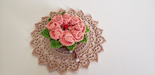 Sachê Porta Sabonete Flor Camélia