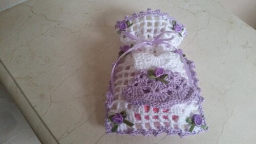 Sachê Porta Sabonete Mini Vestidinho