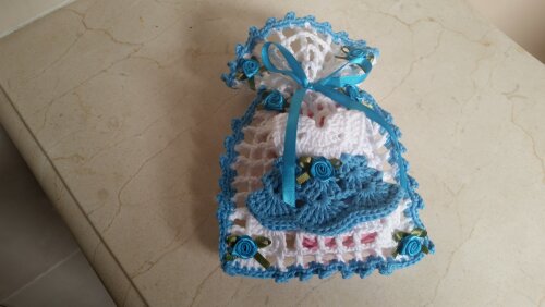 Sachê Porta Sabonete Mini Vestidinho