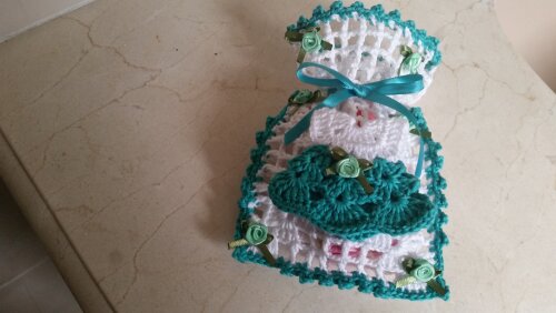 Sachê Porta Sabonete Mini Vestidinho