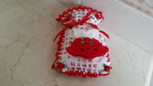 Sachê Porta Sabonete Mini Vestidinho