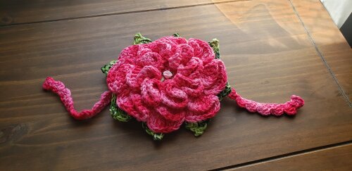 Prendedor de cortinas Maxi Flor para sacada (Pink Mesclado)