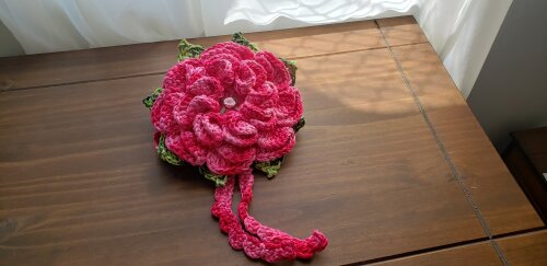 Prendedor de cortinas Maxi Flor para sacada (Pink Mesclado)