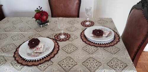 Sousplat Requinte em Crochê (02 Pessoas)