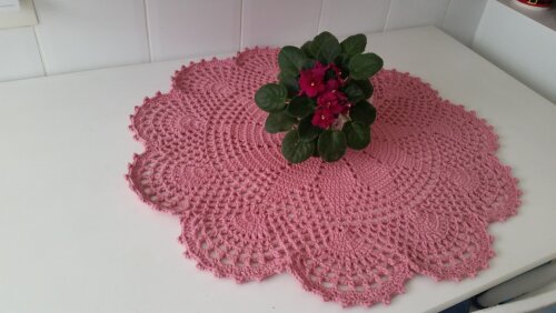 Centro de Mesa Estrela Rosa Quartzo ( 60 cm )