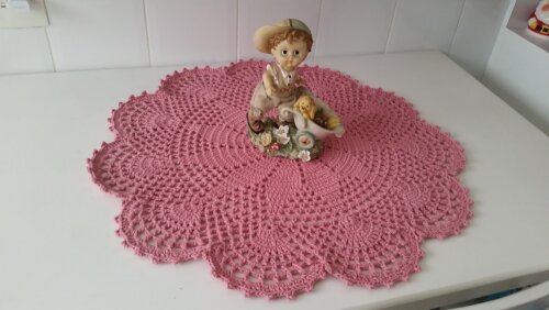 Centro de Mesa Estrela Rosa Quartzo ( 60 cm )