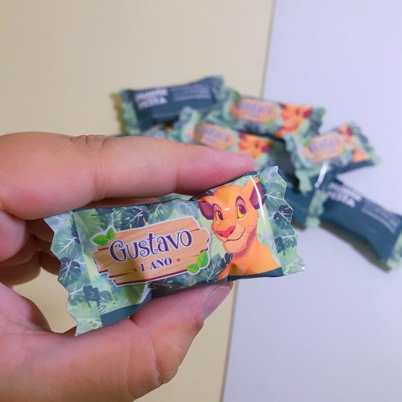 Balinha | Bala personalizada - Rei leão