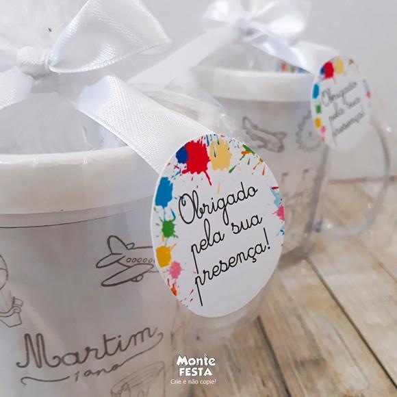 Caneca de Colorir | Aquarela