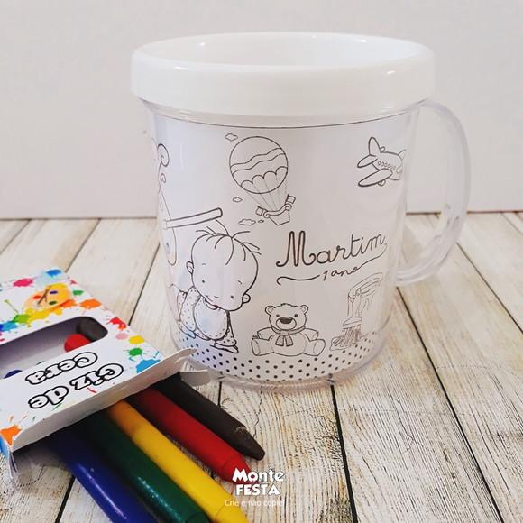 Caneca de Colorir | Aquarela