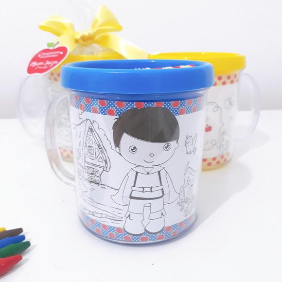 Caneca de Colorir | Branca de Neve