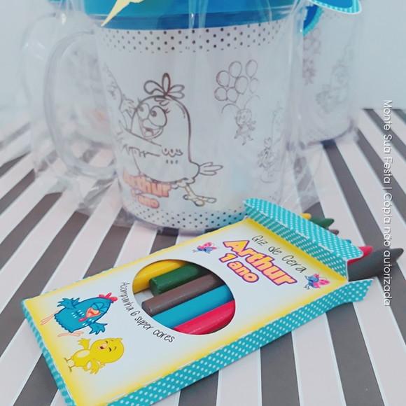 Caneca de Colorir | Galinha Pintadinha
