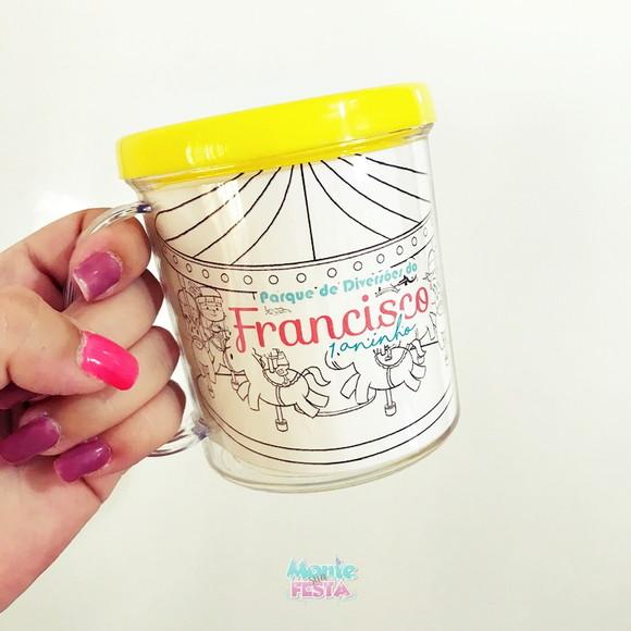 Caneca de Colorir | Parque de Diversões