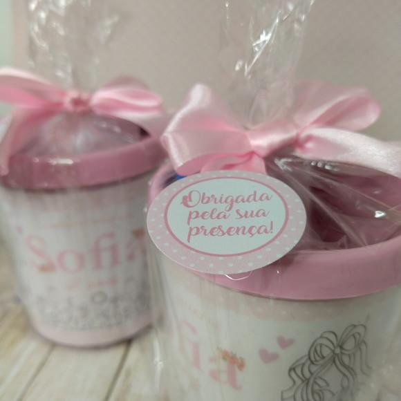 Caneca De Colorir Bailarina