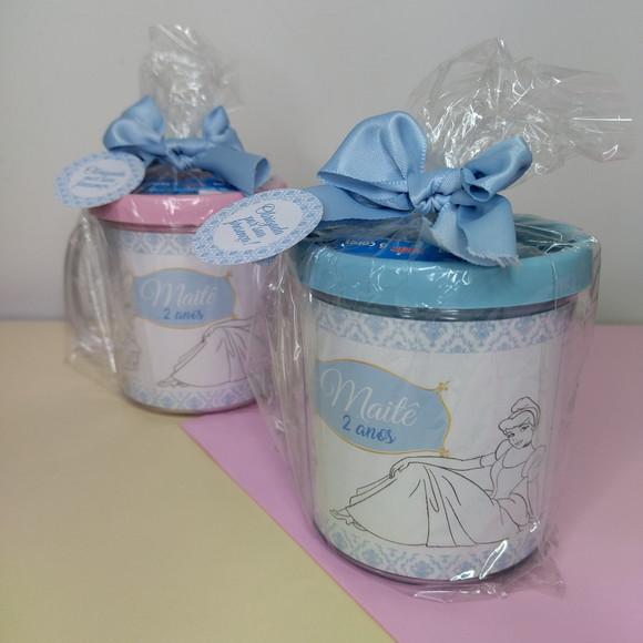 Caneca De Colorir Cinderela
