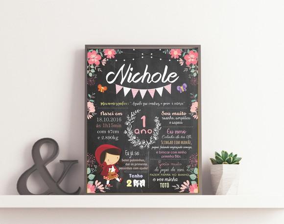 Chalkboard | Chapeuzinho Vermelho