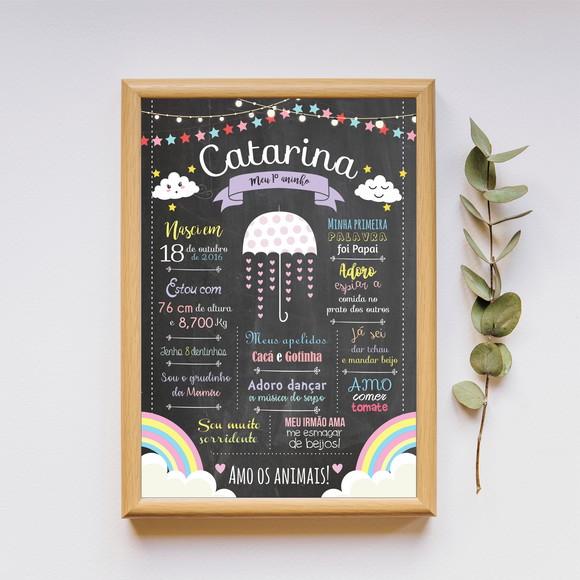 Chalkboard | Chuva de Bençãos