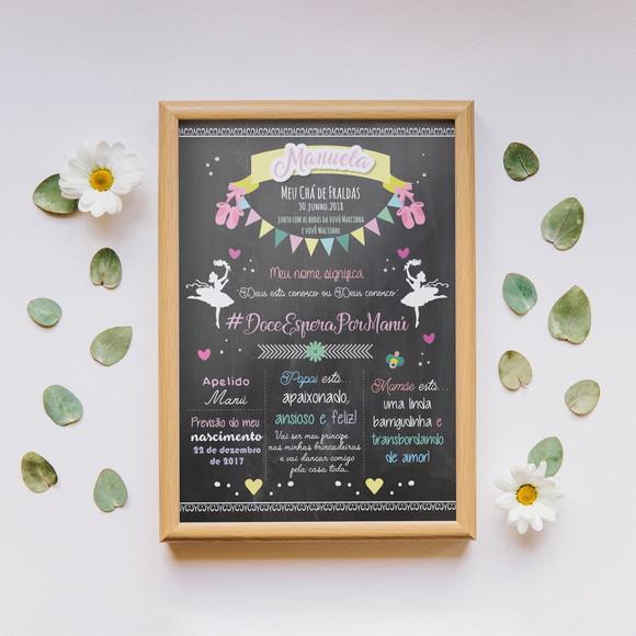 Chalkboard | Chá de Fraldas