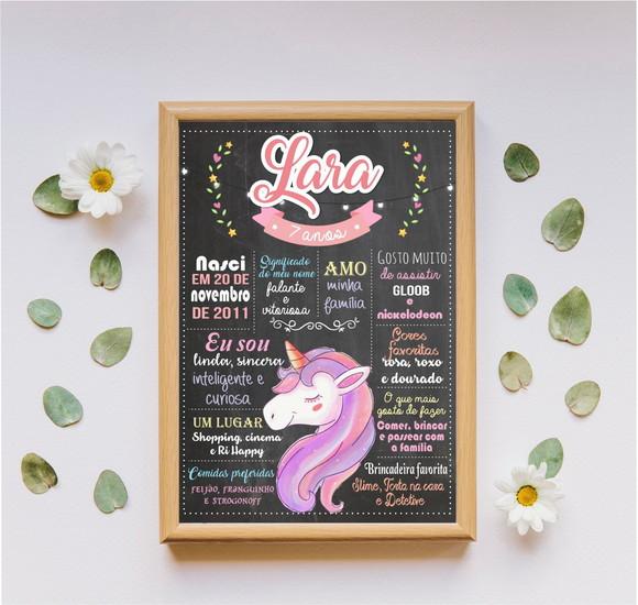 Chalkboard | Unicórnio