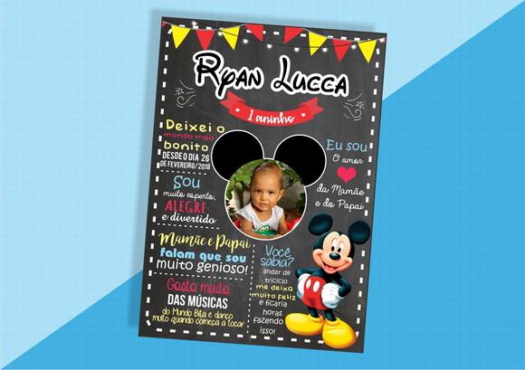 Ímã chalkboard | Mickey