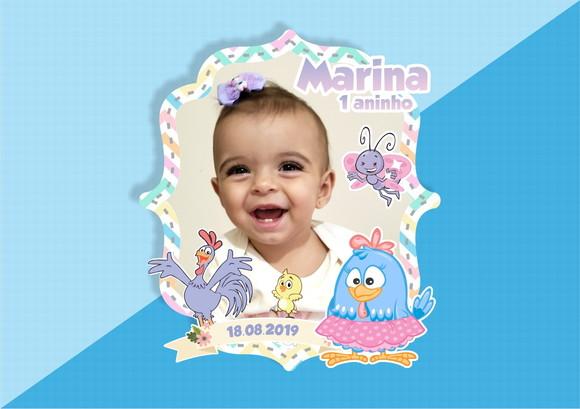 Ímã com corte especial - Galinha Pintadinha candy