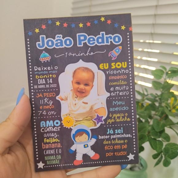 Ímã de Geladeira Chalkboard Astronauta