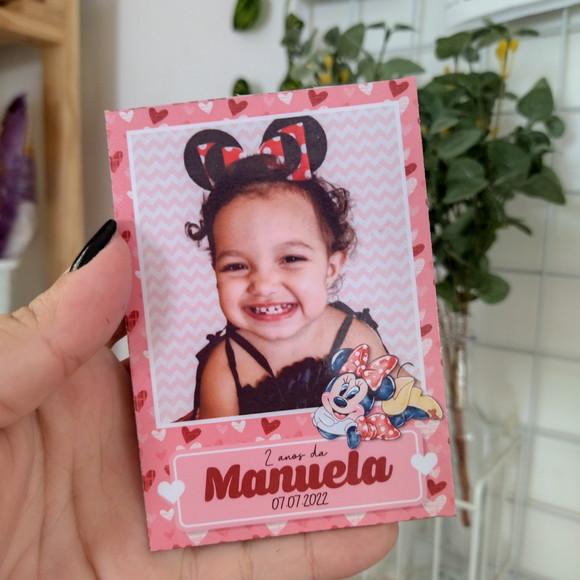 Ímã de Geladeira Polaroid Minnie