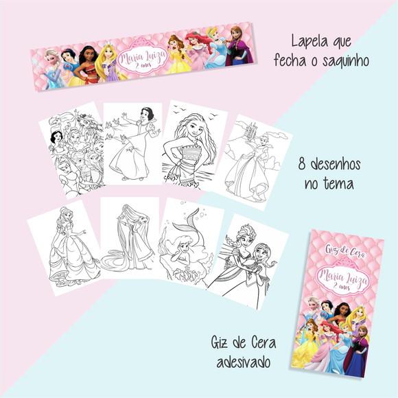 Kit de Colorir - Princesas