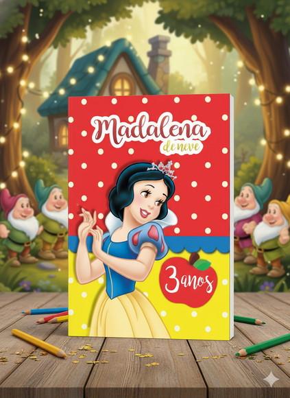 Livrinho de Colorir | Branca de Neve