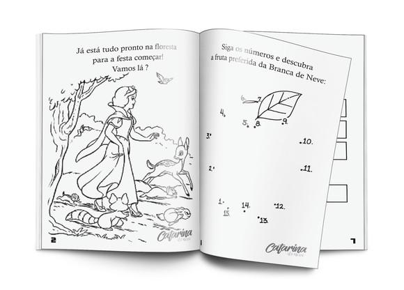 Livrinho de Colorir | Branca de Neve