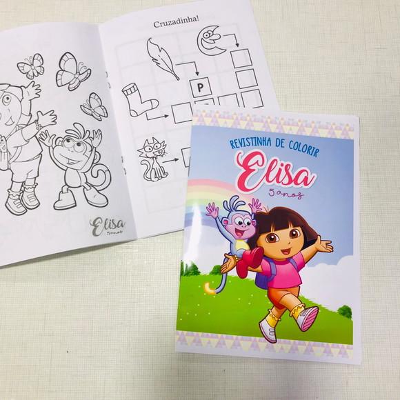 Livrinho de colorir | Dora aventureira