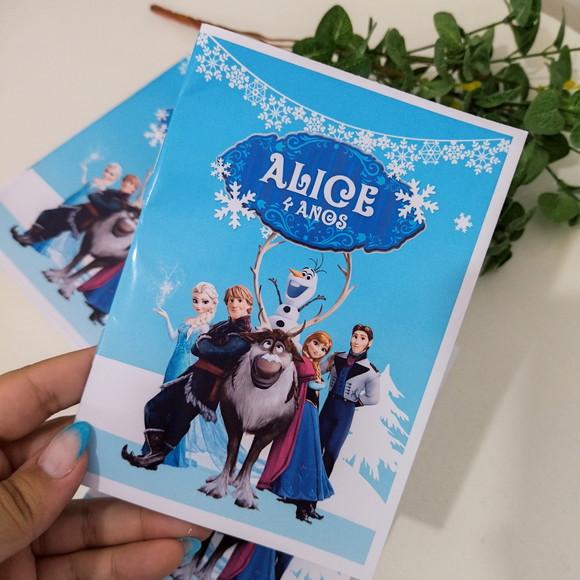 Livrinho De Colorir Frozen