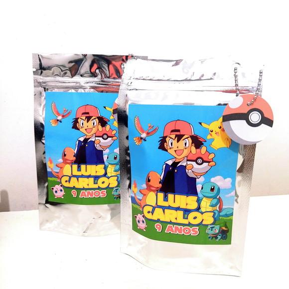 Saquinho Metalizado Pokemón